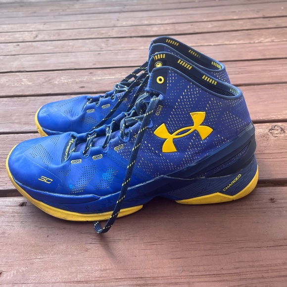 Under Armour Curry 2 “Dub Nation-Away” SZ 12 - Picture 2 of 6